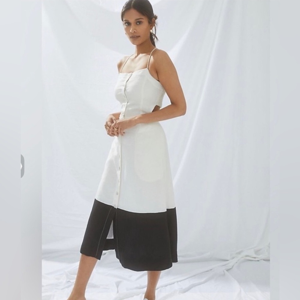 Anthropologie Maeve colorblock dress size S